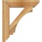 Ekena Millwork Imperial Slat Rough Sawn Bracket w/ Offset Brace, Western Red Cedar, 8"W x 32"D x 36"H BKT0806X32X36IMP06RWR - alternate 4